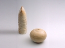 Cream salt and pepper set